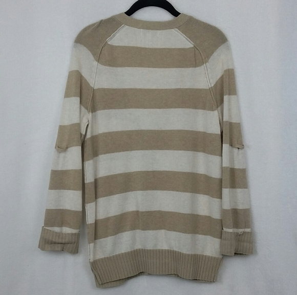 Fossil Women's Striped Button Down Cardigan sz M - Picture 2 of 8